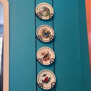 Set of 4 “Seasons” Decorative Bird Plates
